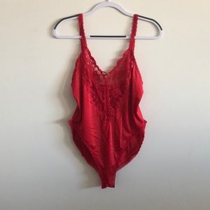 Bodysuit/play suit lace detail